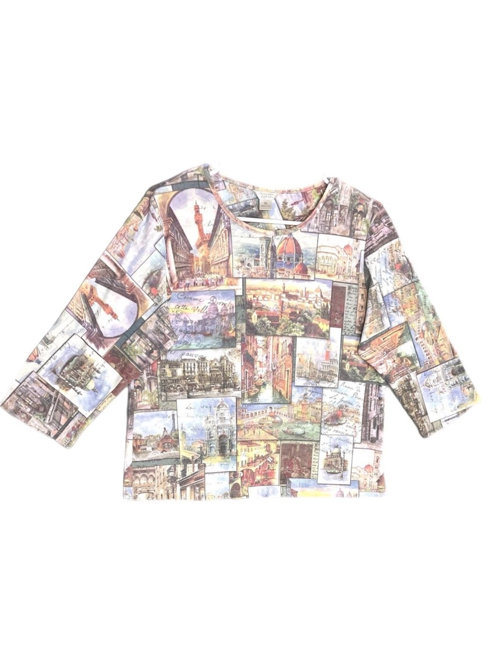 Christopher & Banks 3/4 Sleeve Shirt Women’s Size XL- See Measurements